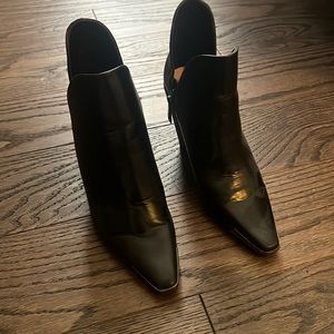 Zara Black Leather Boots